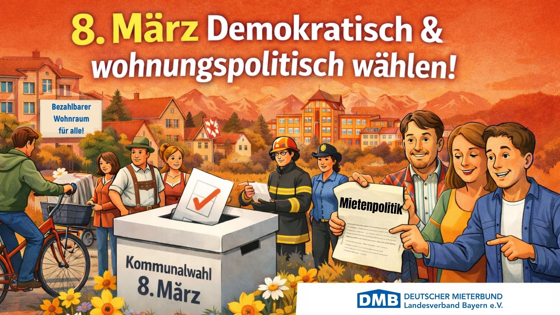 DMB Bayern zur Kommunalwahl in Bayern am 8. März 2026